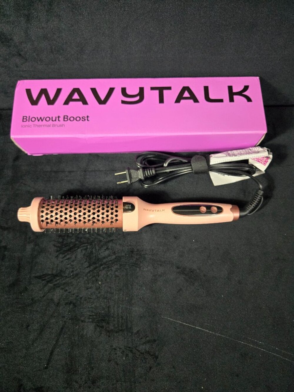 Wavytalk Blowout Boost Ionic Thermal Brush Pink Model 196 Tested